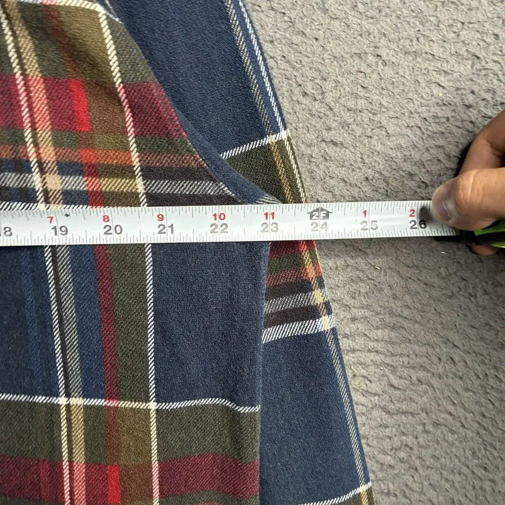 Vintage Chaps Ralph Lauren Polo Shirt Mens XL 90s Plaid Rugby Long Sleeve